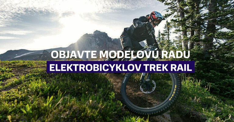 Objavte modelovú radu elektrobicyklov Trek Rail