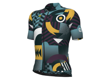 Cyklistický dres ALÉ PR-E Games Cocoa Brown