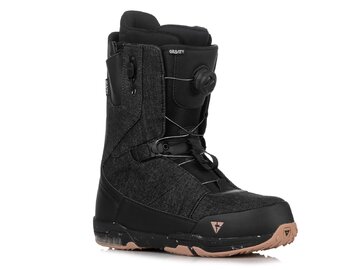 Snowboardové topánky Gravity Manual Atop Heel Lock Black/Gum 22/23